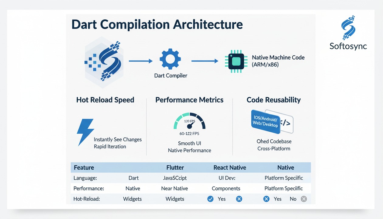 flutter advantages infographic