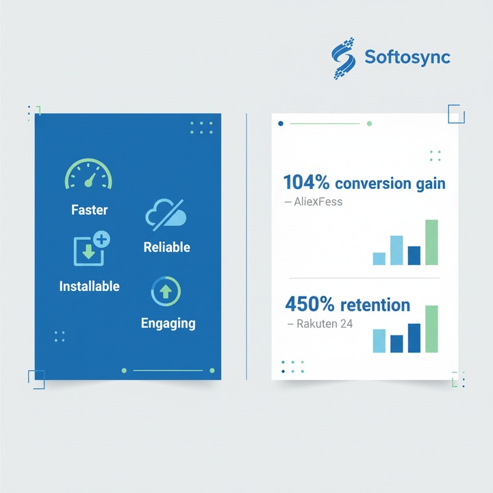 pwa performance infographic 2025